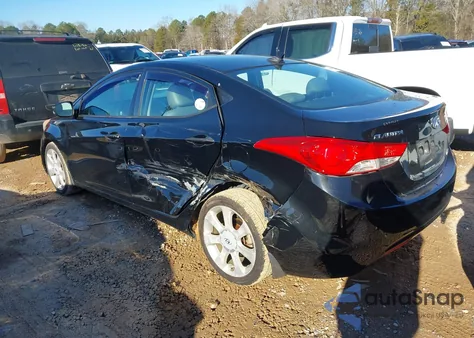 2013 Hyundai Elantra Limited z USA, uszkodzony, nr VIN 5NPDH4AE8DH393881